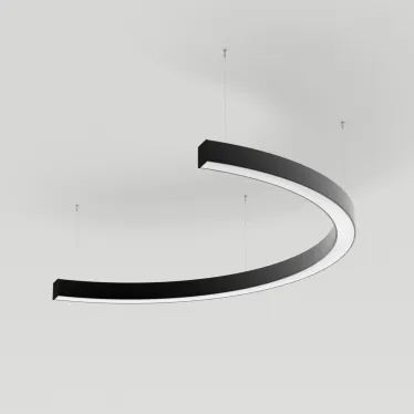 Светильник SP-LINE-HANG-ARC-C3535-D800-34W Warm3000 (BLACK, 230V) (Arlight, Металл) | 034016(1) | Arlight