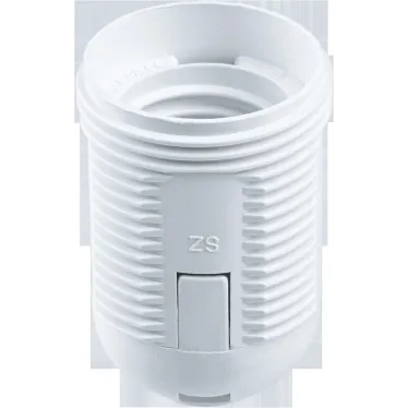 Патрон электрический NLH-PL-R-E27 пластик люстровый под кольцо | 71614 | Navigator