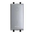 Avanti Выключатель двухполюсный одноклавишный модульный, Закаленная сталь, 1 модуль