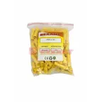 Разъем штекерный изолир гнездо 5 мм 4-6 кв мм (РШи-м 6.0-5 РШИм 5,5-6-4) желтый, REXANT