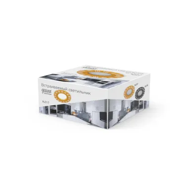 Светильник точечный встраиваемый Aluminium AL017 Круг. Золото/Хром, Gu5.3 | AL017 | Gauss