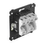 Avanti Выключатель двухклавишный в стену, ''Ванильная дымка''