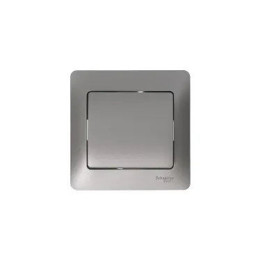 GLOSSA выключатель 1-клавишный механизм сх.1 платина