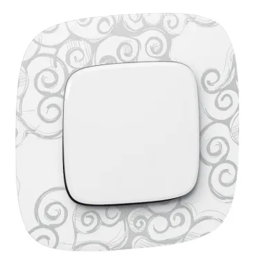 Valena ALLURE Рамка 1 пост Нарцисс хром универсальная