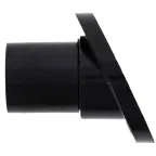 Патрон карболитовый настенный Е27 черный наклонный PROxima