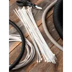 Хомут P6.6 стандартный белый 3.6x250 (100шт) FlexLock PROxima