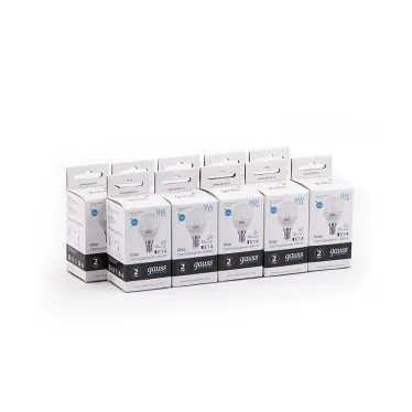 Лампа светодиодная LED 8 Вт 540 лм 4100К шар P45 нейтральный E14 AC 220В Elementary Gauss