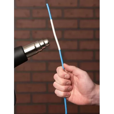 Трубка термоусаживаемая ТУТ нг 6/3 белая в отрезках по 1м PROxima