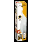 Лампа накаливания CT35 40W E14 frosted свеча на ветру