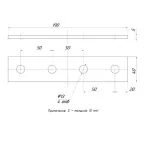 STRUT-пластина 4 отверстия