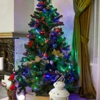 Гирлянда «Твинкл-Лайт» 20 м, темно-зеленый ПВХ, 160 LED, цвет мультиколор | 303-119 | NEON-NIGHT