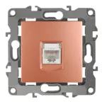 Розетка информационная RJ45, Эра12, медь, 12-3107-14