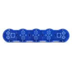 Подрозетник промежуточный UniPost 68х45мм для твердых стен синий IP30 (160/3200)