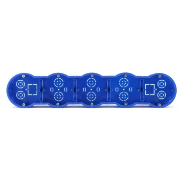 Подрозетник промежуточный UniPost 68х45мм для твердых стен синий IP30 (160/3200)