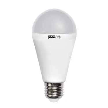 Лампа светодиодная LED 15w E27 4000K груша 230/50 Jazzway