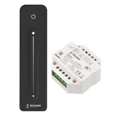 INTELLIGENT ARLIGHT Диммер SMART-SET-TRIAC-601-72-DIM-PD-IN Black (230V, 1x1.5A, ПДУ LINE, 2.4G) (IARL, IP20 Пластик, 5 лет) | 039329 | Arlight