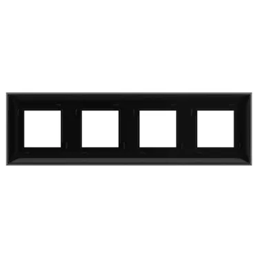 Avanti Рамка ARTLEBEDEV Черный квадрат 8 модульная