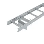 Пластина вывода кабеля для лестничных лотков осн.200 мм, в комплекте с крепёжными элементами, необходимыми для монтажа