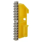 Шина PE "Земля" на на DIN-изол ШНИ-6х9-14 никелированная Д-Желтый (10/250/9000) NO-222-94-1 | Б0044143 | ЭРА