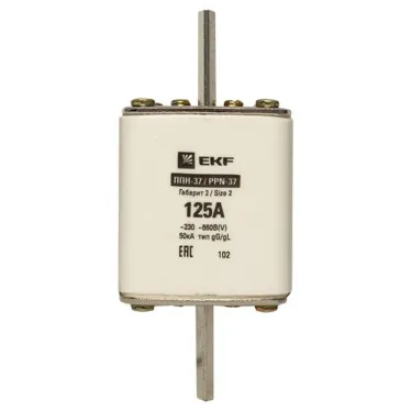 Вставка плавкая ППН-37 400/125А габарит 2