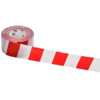 Лента сигнальная оградительная ЛО-200 (50мм-50мкм) красно-белая 200м