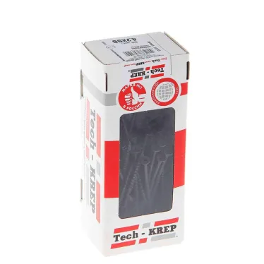 Саморез гипсокартон/дерево 4,2х90 черный (50шт) - коробка