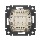 VALENA Переключатель одноклавишный в рамку слоновая кость