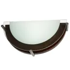 Светильник Полесье 3002 НББ 06-40 М41 белый корпус венге держатель хром ИУ