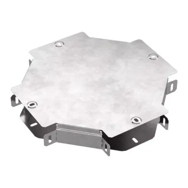 Ответвитель Х-образный с крышкой Стандарт 150х50