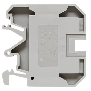 Клемма винтовая JXB- 6мм.кв серая