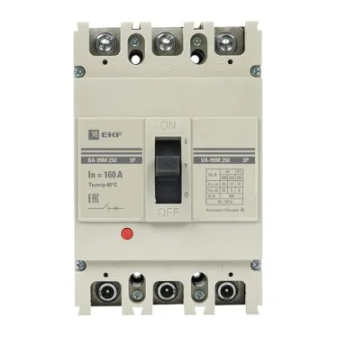 Выключатель автоматический ВА-99М 250/160А 3P 35кА PROxima