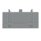 Шина фаза L (6х9мм) 8 отверстий латунь серый изолированный корпус на DIN-рейку PROxima