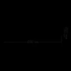 Лампа светодиодная LED 12 Вт 1000 лм 6500К трубка Т8 холодный G13 AC 220В стеклянная Elementary Gauss