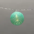 Тайские фонарики Пудра 1,5 м, прозрачный ПВХ, 10 LED, теплый белый, питание 2 х АА (батарейки не в комплекте) | 303-089 | NEON-NIGHT