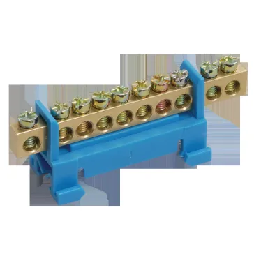 Шина PE земля на DIN-изоляторах тип Стойка ШНИ-6х9-10-С-Ж