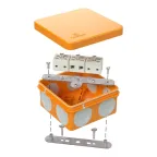 Коробка огнестойкая для о/п двухкомпонентная 60-0210-FR6.0-6 Е15-Е120 80х80х40