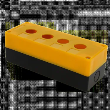 Корпус КП104 пластиковый 4 кнопки желтый