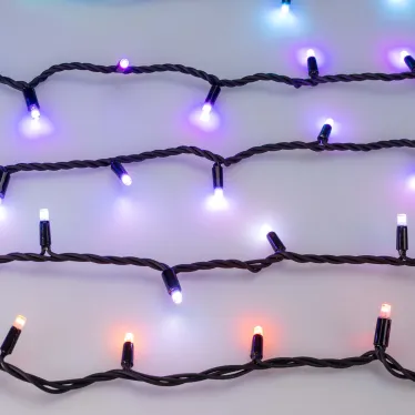 Светодиодная гирлянда ARD-STRING-PRO-10000-BLACK-100LED-LIVE RGB-DMX (24V, 10W) (Ardecoled, IP65) | 031750 | Arlight