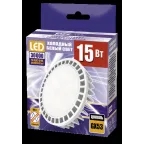 Лампа светодиодная LED 15Вт GX53 холодный белый матовая