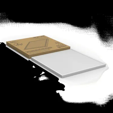 Светильник светодиодный ДВО 36 Вт 3300 лм 4000К AC 220В IP20 595х595х19мм призма Офис Gauss