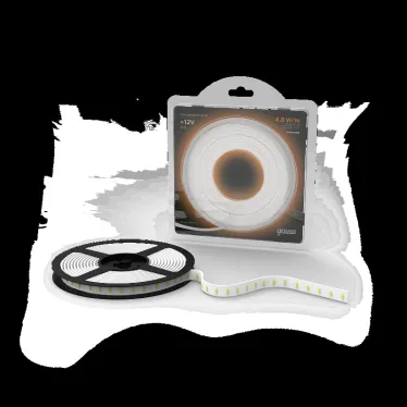 Лента светодиодная LED 2835/60-SMD 4.8 Вт/м 210 лм/м 3000К DC 12В IP20 8мм (блистер 5м) Black Gauss