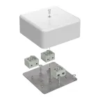 Коробка огнестойкая для кабель-канала 40-0470-FR10.0-6 Е15-Е120 103х103х45 RAL9003 Промрукав (22 шт/уп)