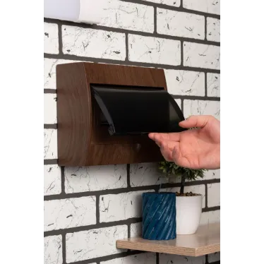 Щит распределительный навесной ЩРН-П-12 темное дерево IP41 PROxima