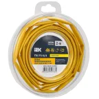 Трубка термоусадочная ТТУ нг-LS 6/3 желтая (2м/упак) IEK