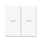 ARTGALLERY 2-клавишный выключатель для жалюзи, 2х сх.4, 10А, механизм, лотос