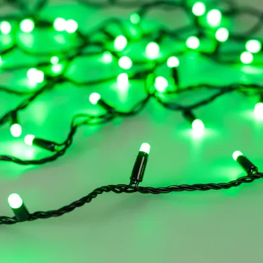 Светодиодная гирлянда ARD-STRING-CLASSIC-10000-BLACK-100LED-MILK-SYNC RGB (230V, 6.5W) (Ardecoled, IP65) | 028214 | Arlight