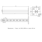 STRUT-стойка двойная 41х21х2500мм | stsd412125 | EKF