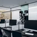 Светильник настольный Qplus GTL504 10W 590lm 3000-6000K 170-265V черный диммируемый USB LED 1/8/16 | GT5042 | Gauss