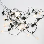 Гирлянда Свечи 4м, темно-зеленый ПВХ, 20 LED ТЕПЛЫЙ БЕЛЫЙ | 303-083 | NEON-NIGHT