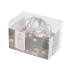 Гирлянда светодиодная Баночки 1,5 м, 10 LED, прозрачный ПВХ, цвет свечения теплый белый, 2 х АА (батарейки не в комплекте) | 303-096 | NEON-NIGHT